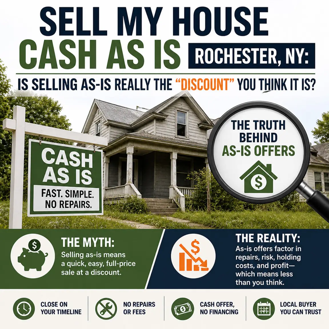 Sell House As-Is Rochester NY: Is It Really a Discount?
