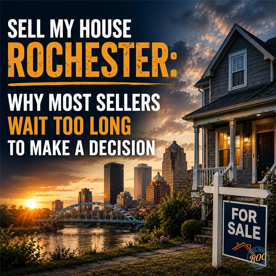 Sell My House Rochester: Why Most Sellers Wait Too Long to Make a Decision