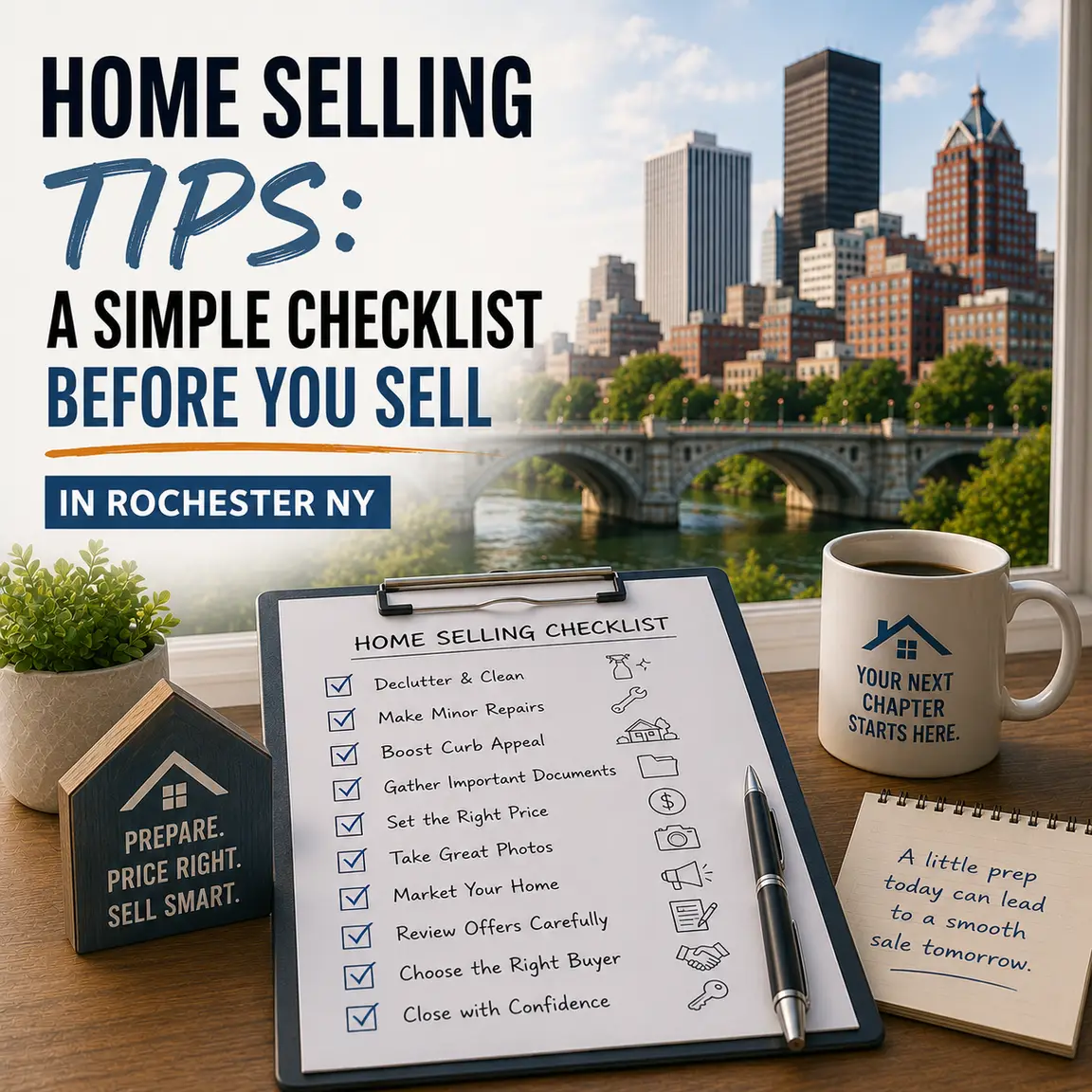 Home Selling Tips: A Simple Checklist Before You Sell in Rochester NY
