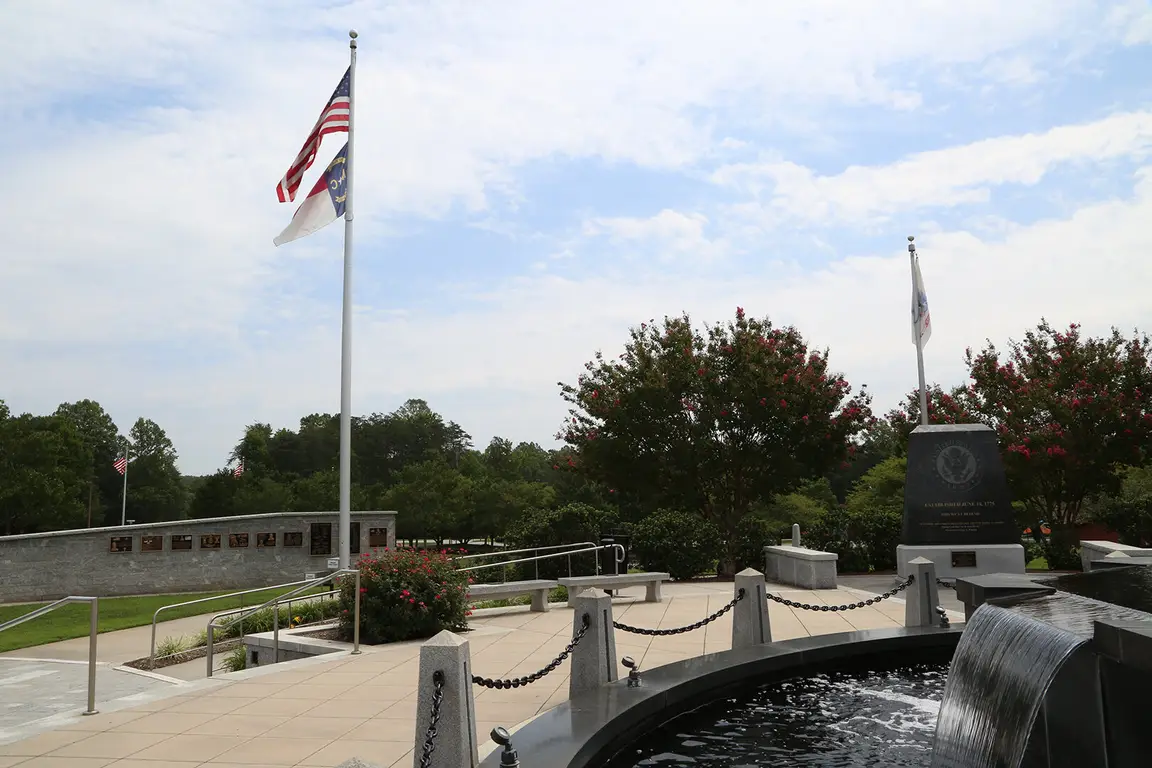 Field of Honor memorial in Colfax, NC