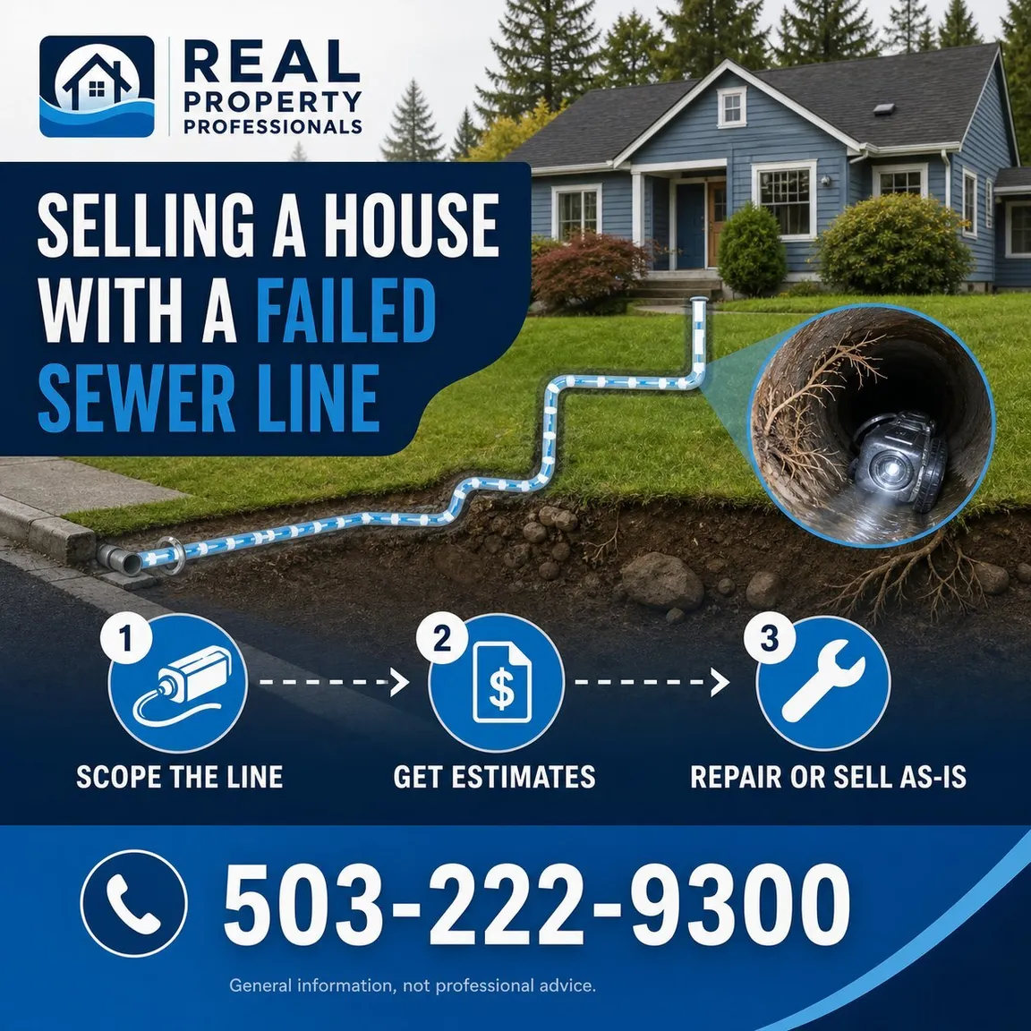Selling an Oregon House With a Failed Sewer Line - Real Property Professionals