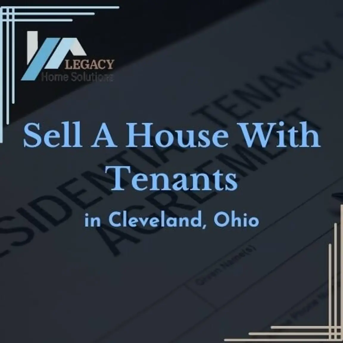 How to Sell a House with Tenants Cleveland