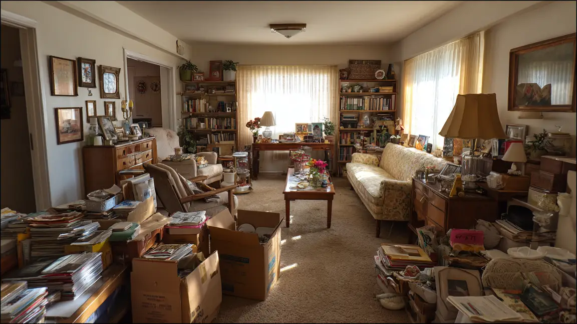 Personal belongings left inside an inherited house in Ohio
