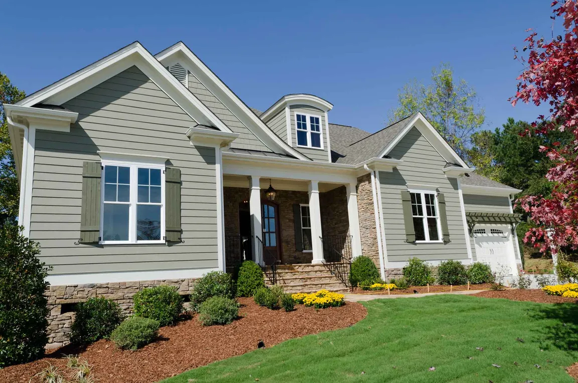 suburban home exterior