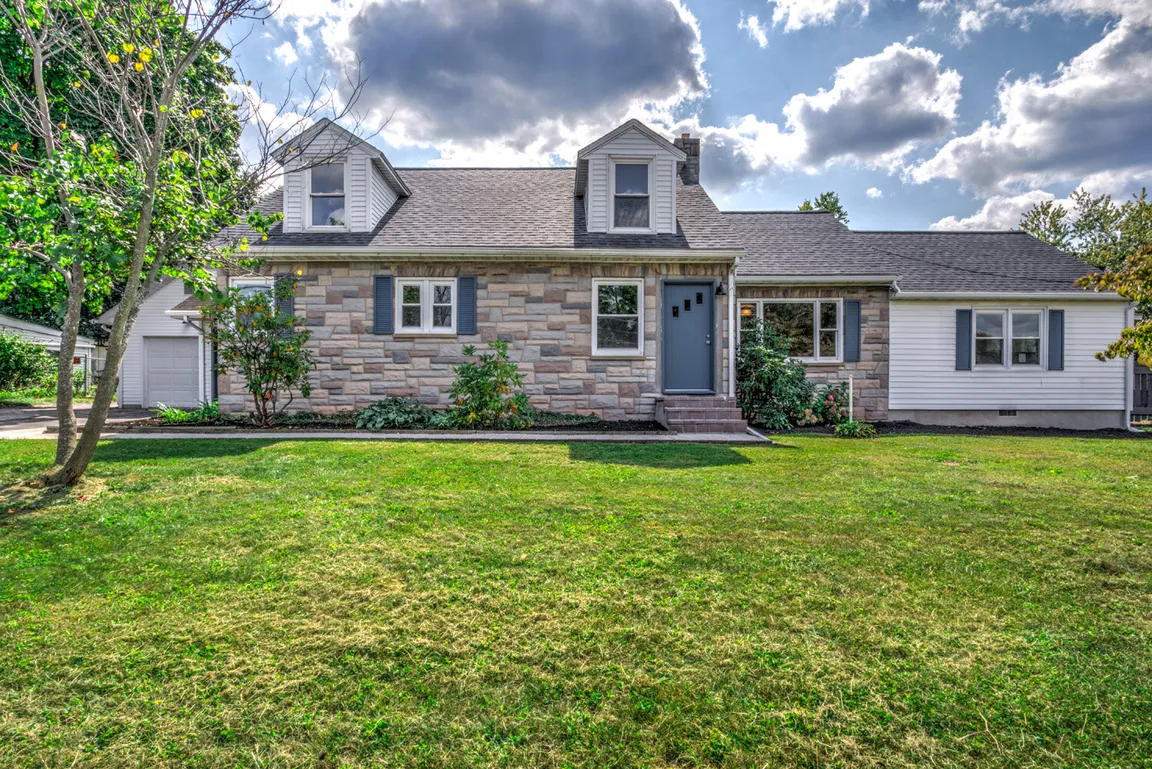 Front of a home in Bucks County we bought fast