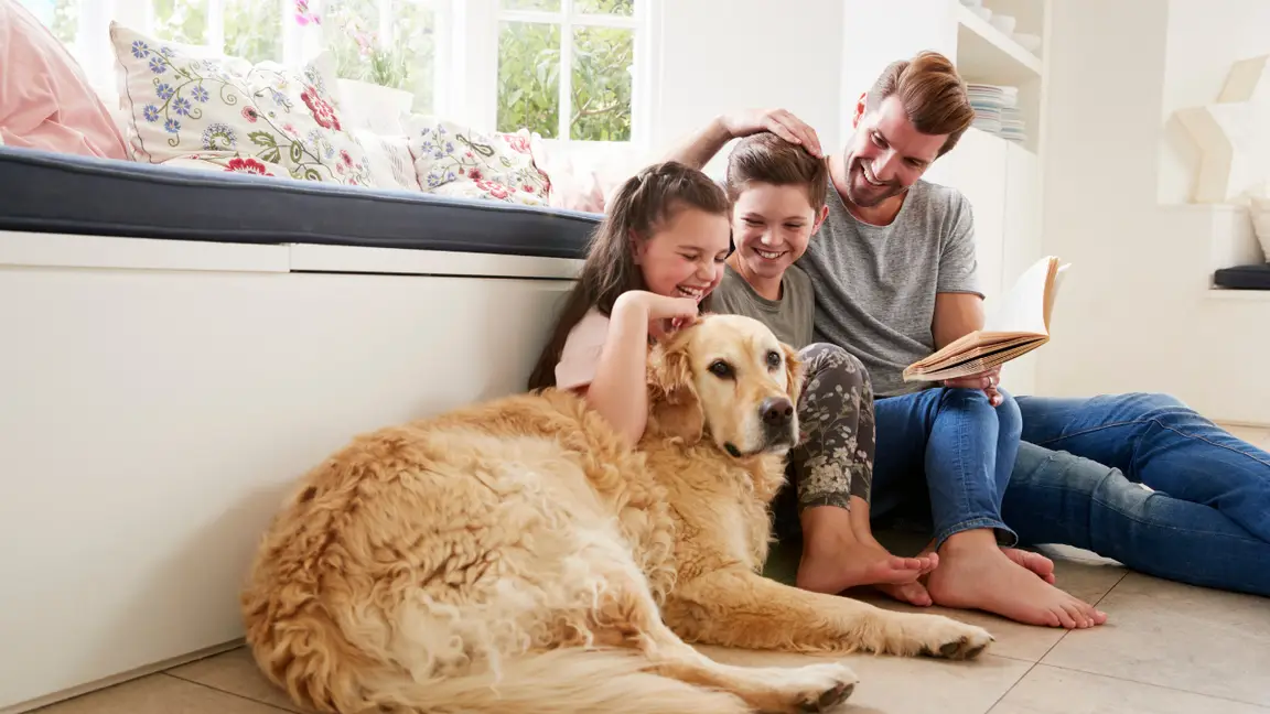 family in the home