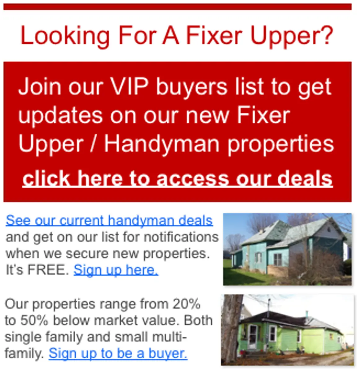 investment properties list
