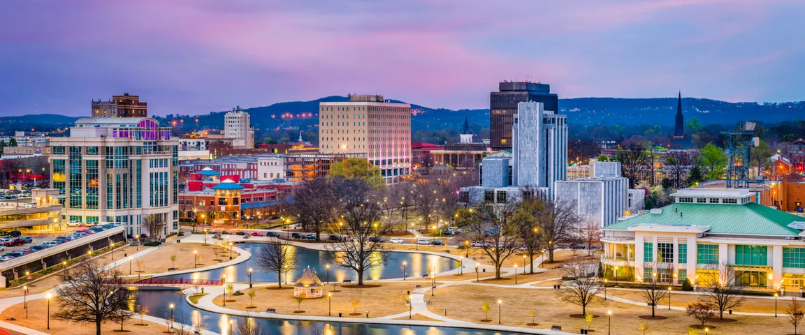 Huntsville, Alabama, USA Skyline