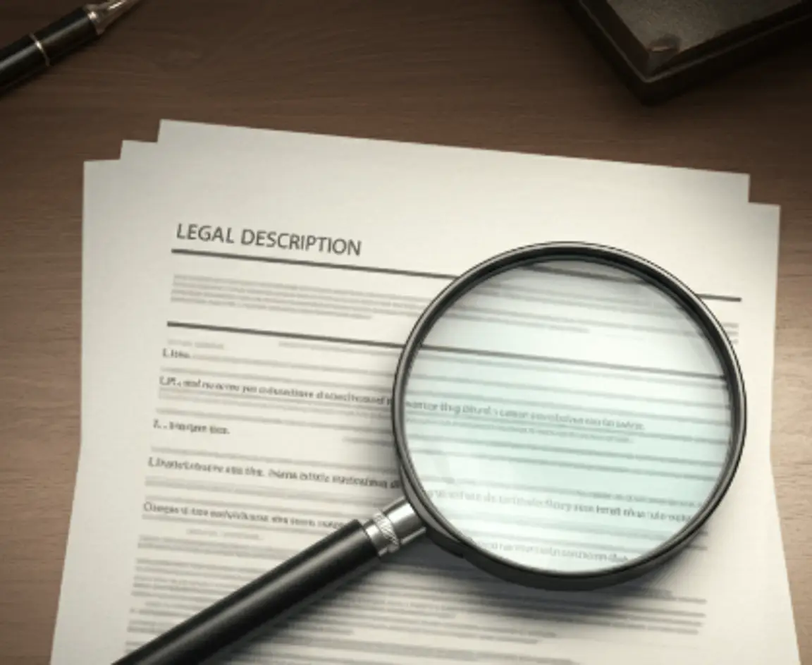 legal descriptions in real estate