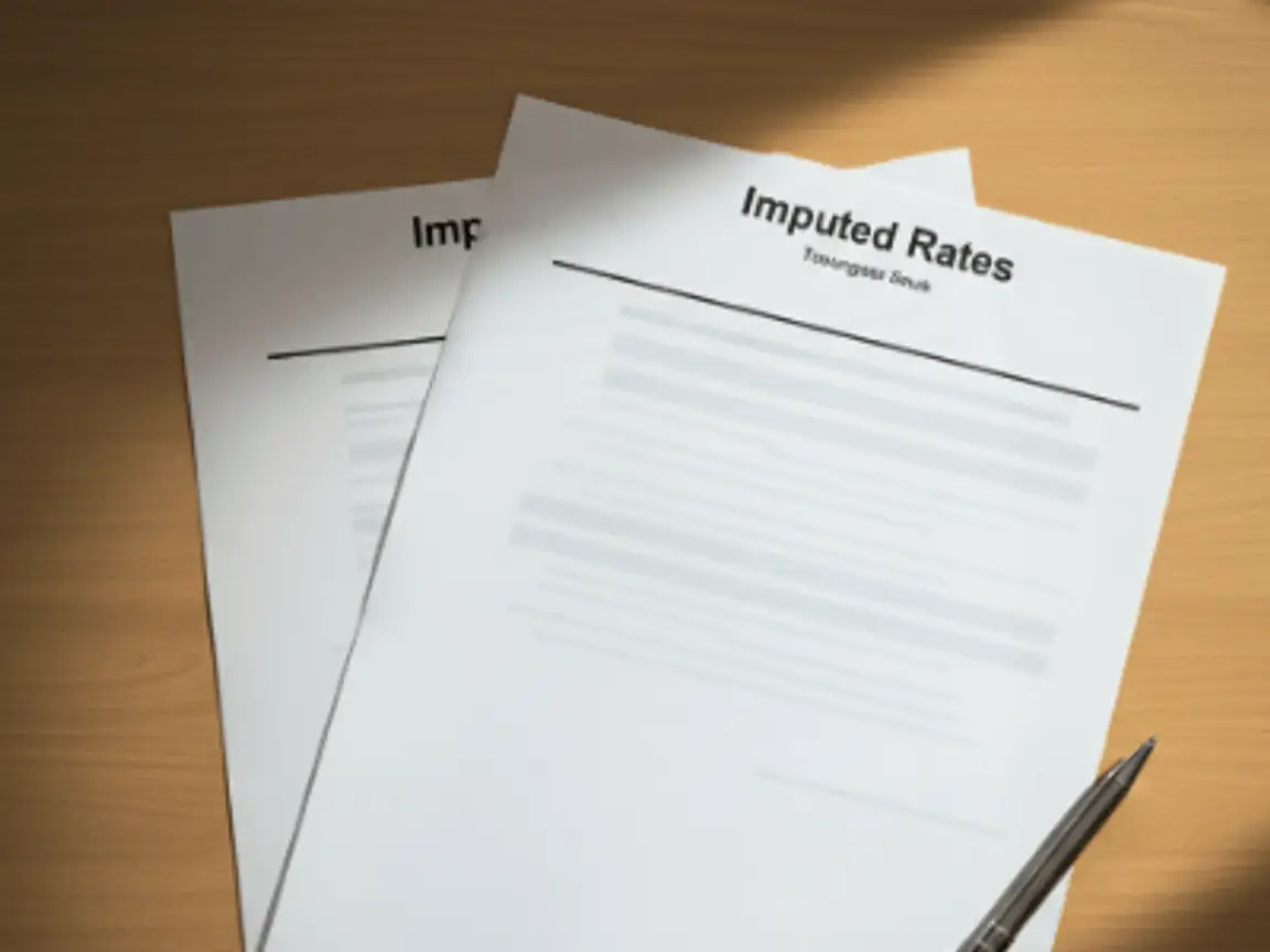 imputed interest rates