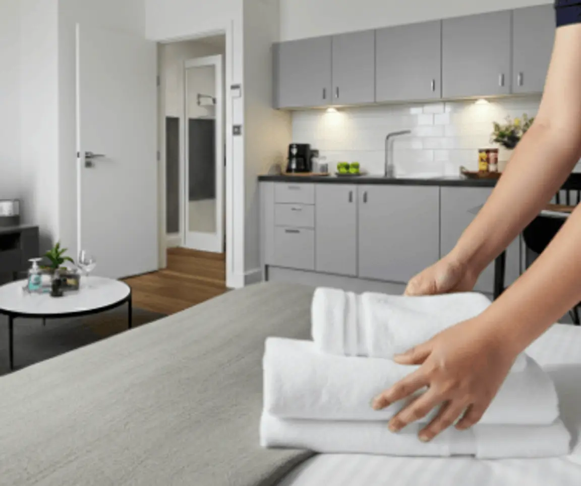 what is considered serviced apartment