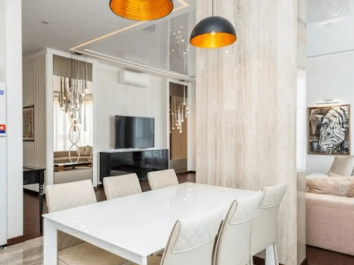 partition design between living dining