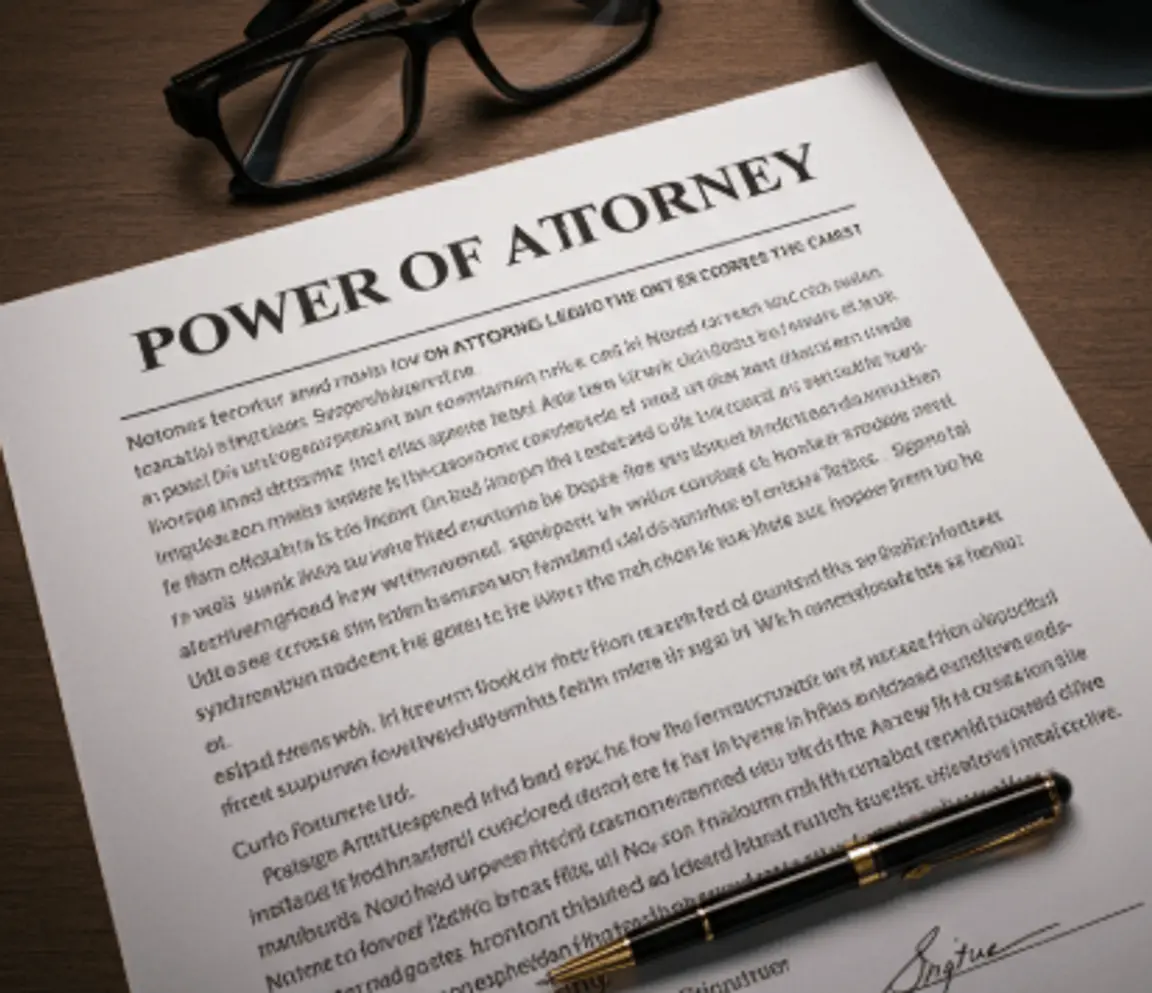 getting Power of Attorney for a real estate sale in Alva FL