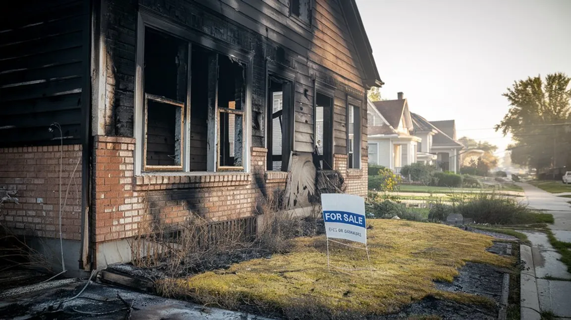 Selling a Fire-Damaged House in Kansas City