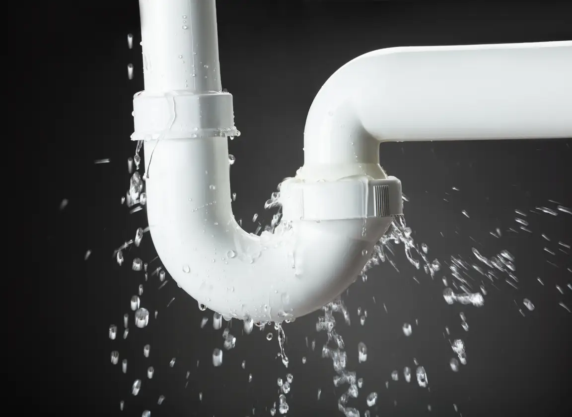 Broken Water Main To House In Illinois