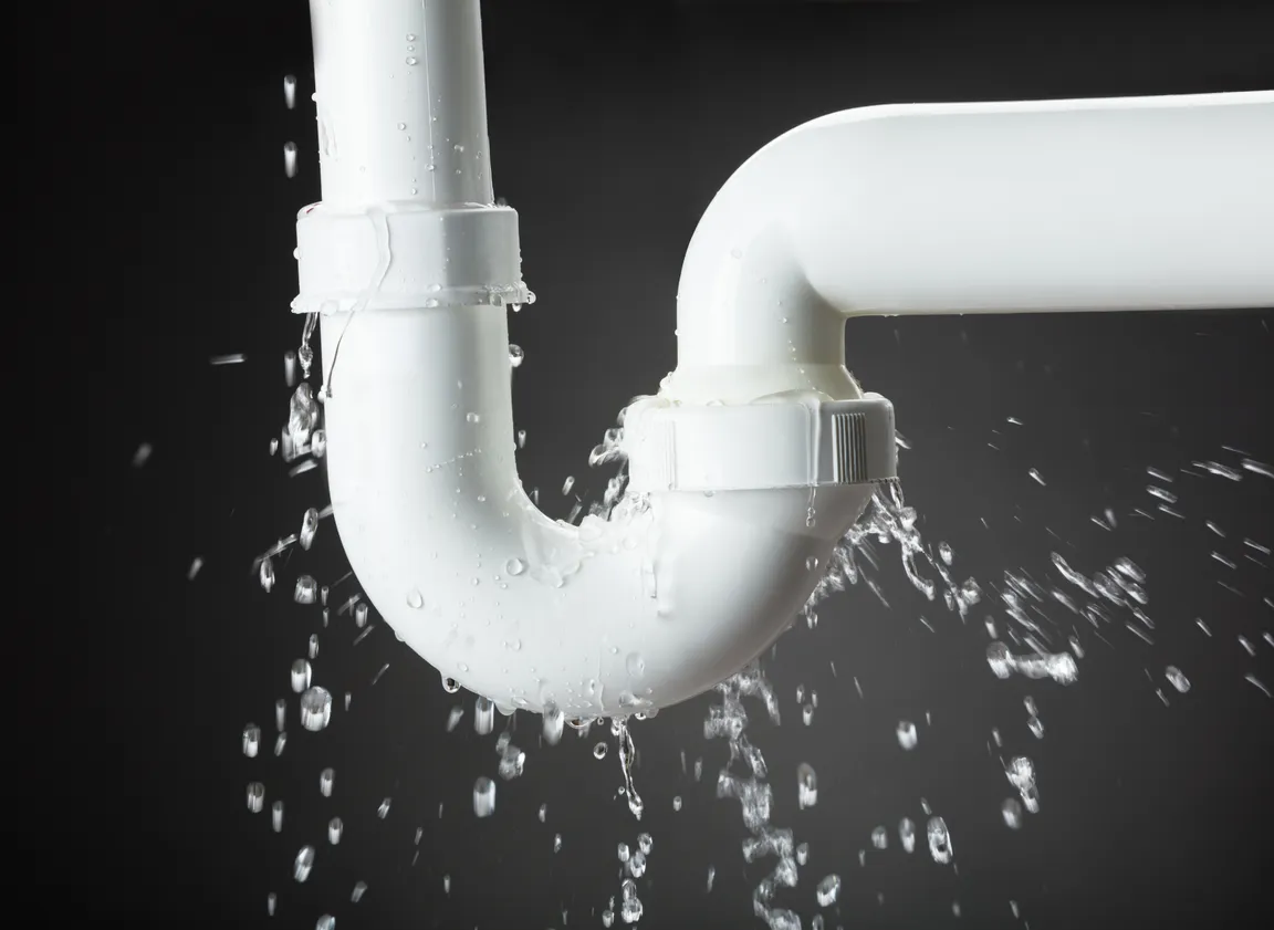 Broken Water Main To House In Illinois