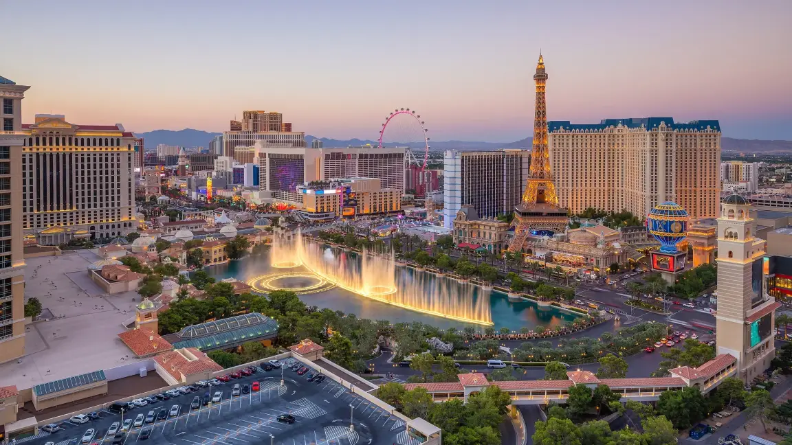 Skyline view of Las Vegas