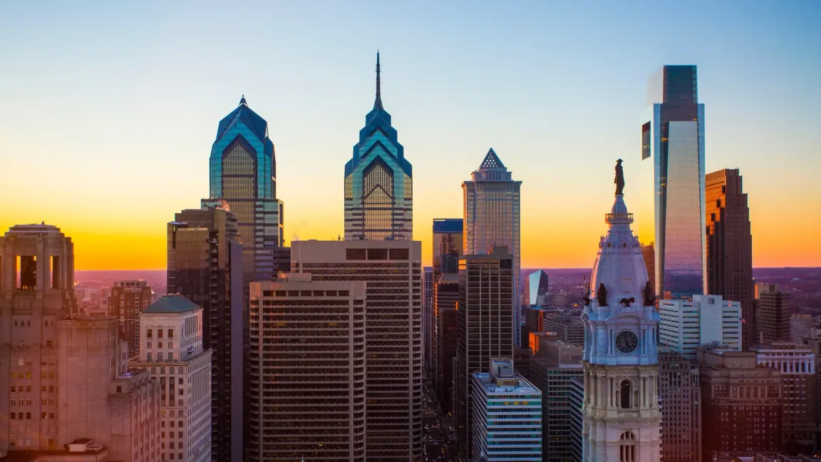 City of Philadelphia downtown