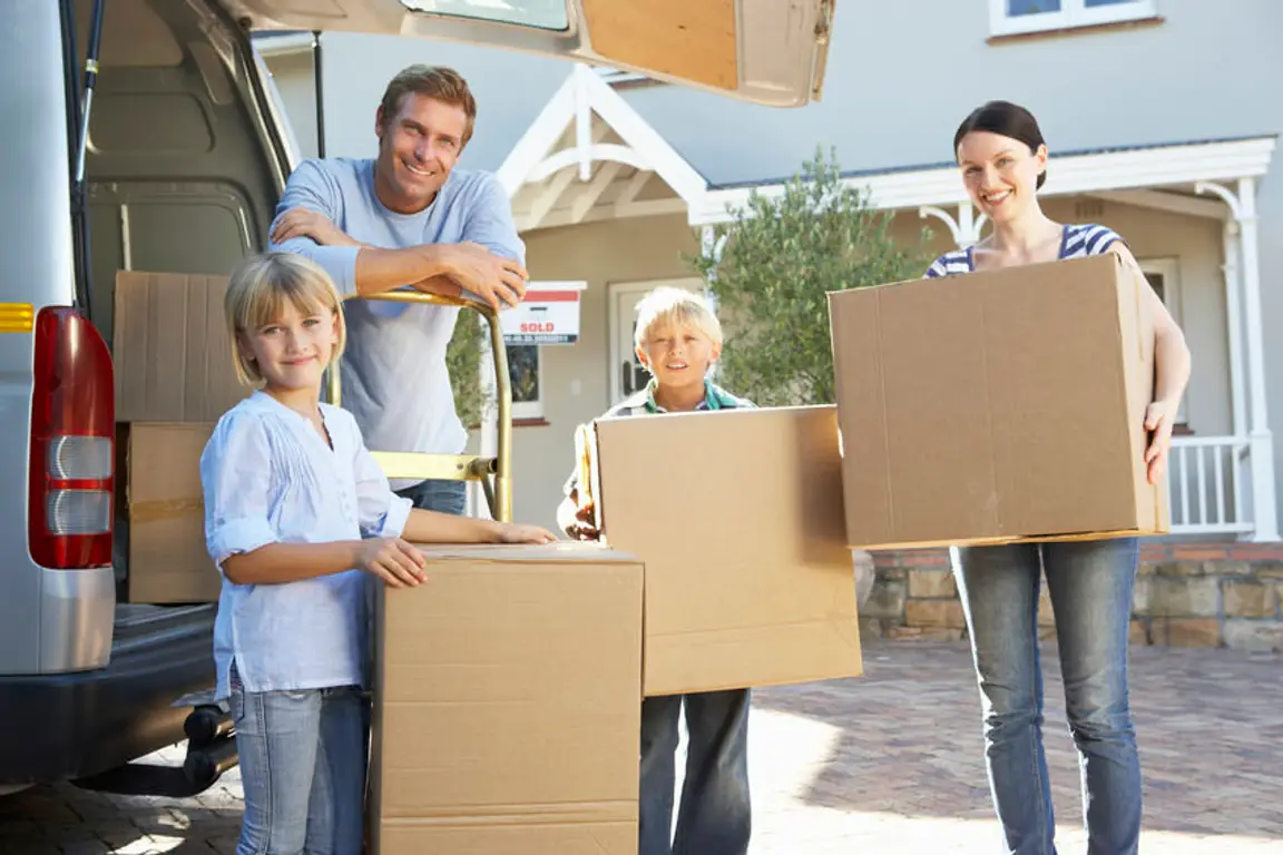 moving to temporary house