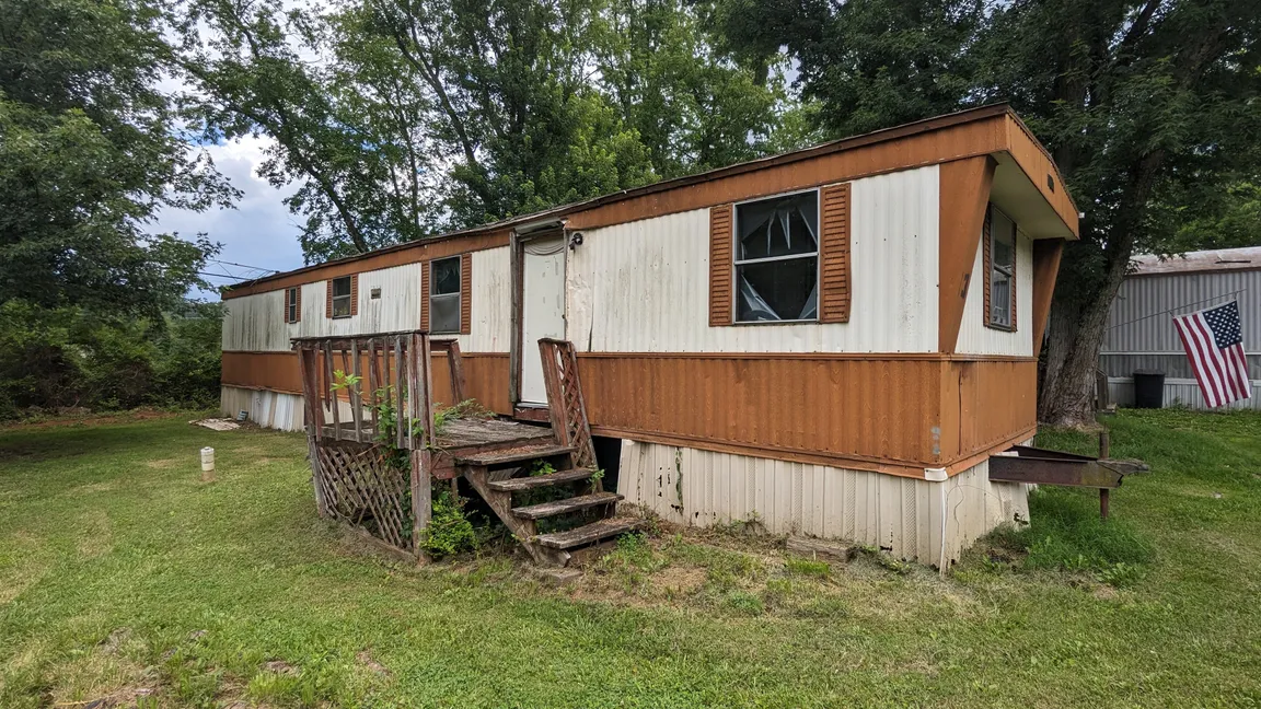 hawkins county orange white singlewide mobile home church hill tn