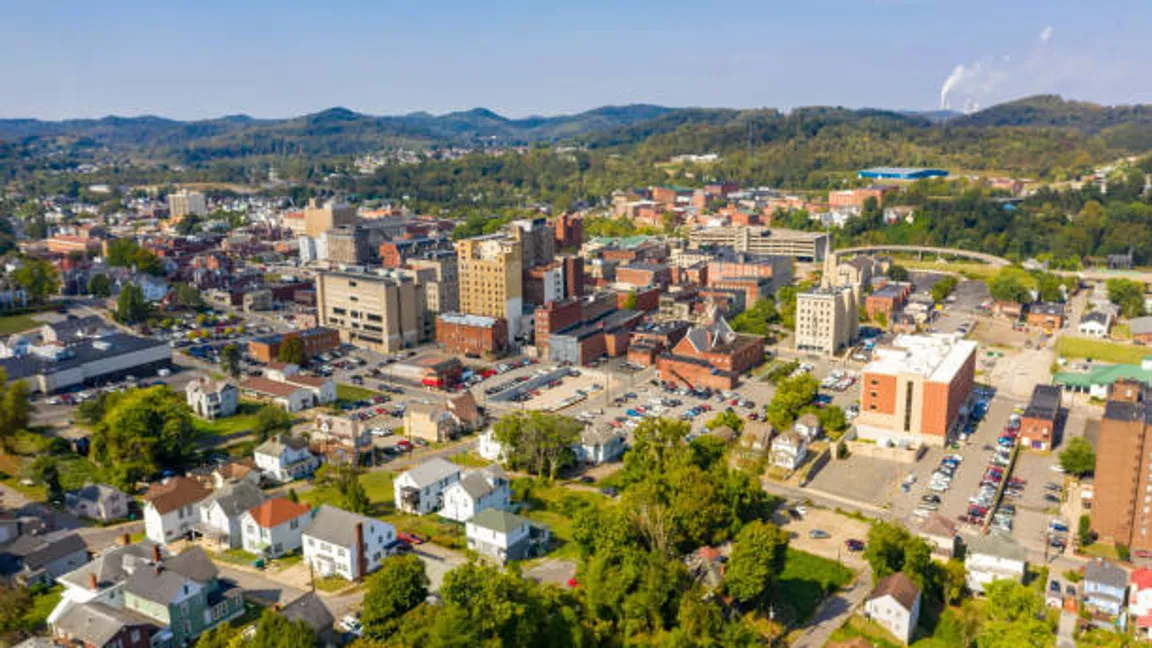 aerial Clarksburg WV