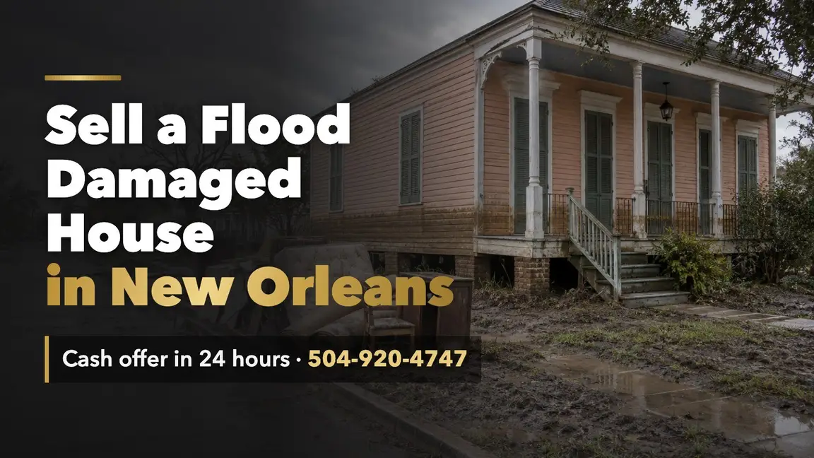 Sell a flood damaged house in New Orleans for cash with Bertucci Investment Group