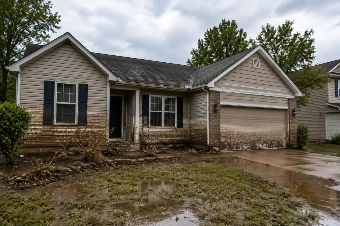 Water damaged house indianapolis