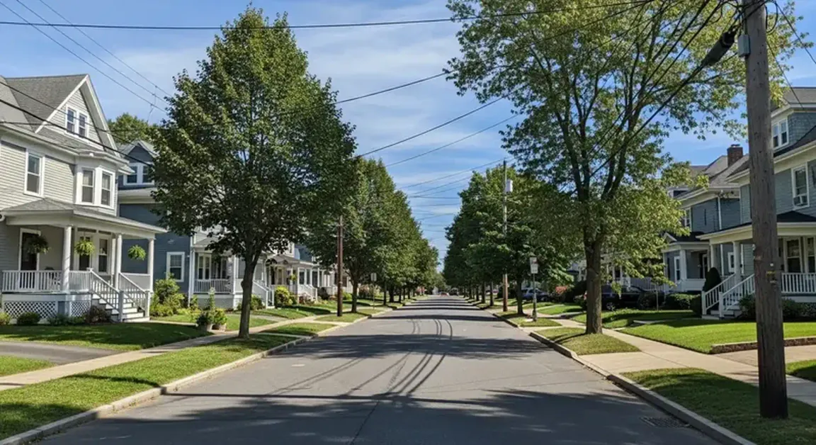 well kept merchantville neighborhood