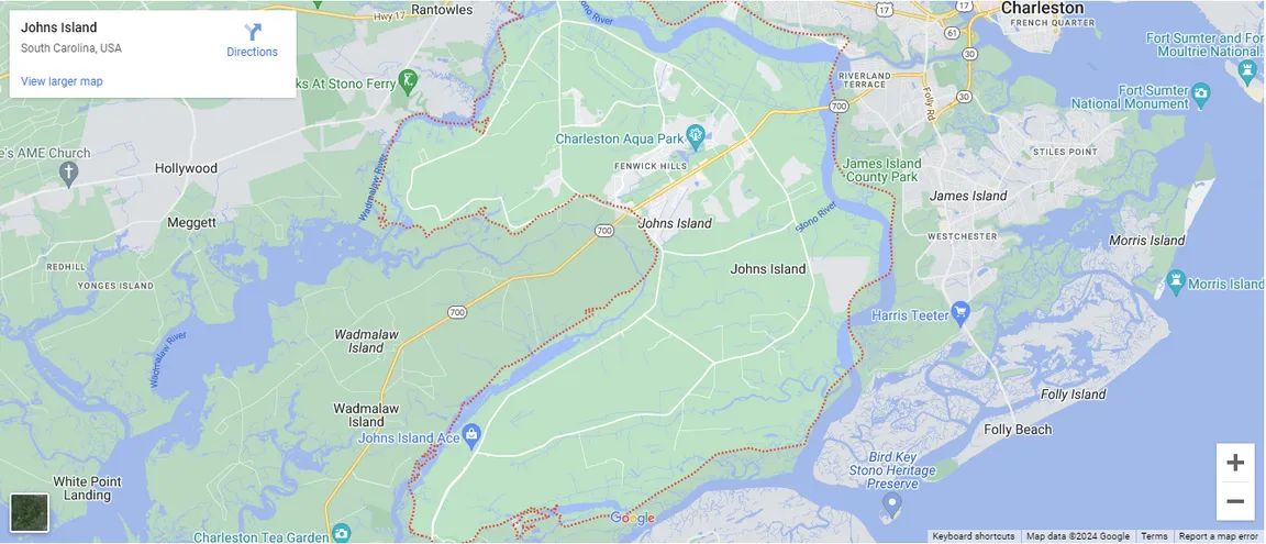 map-johns-island