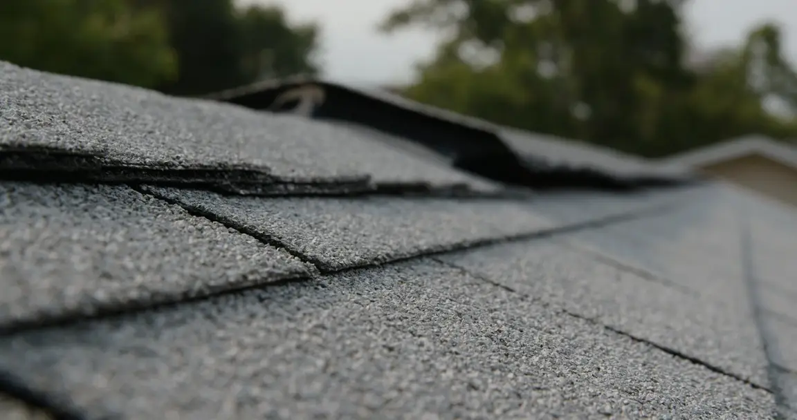 Shingle close up