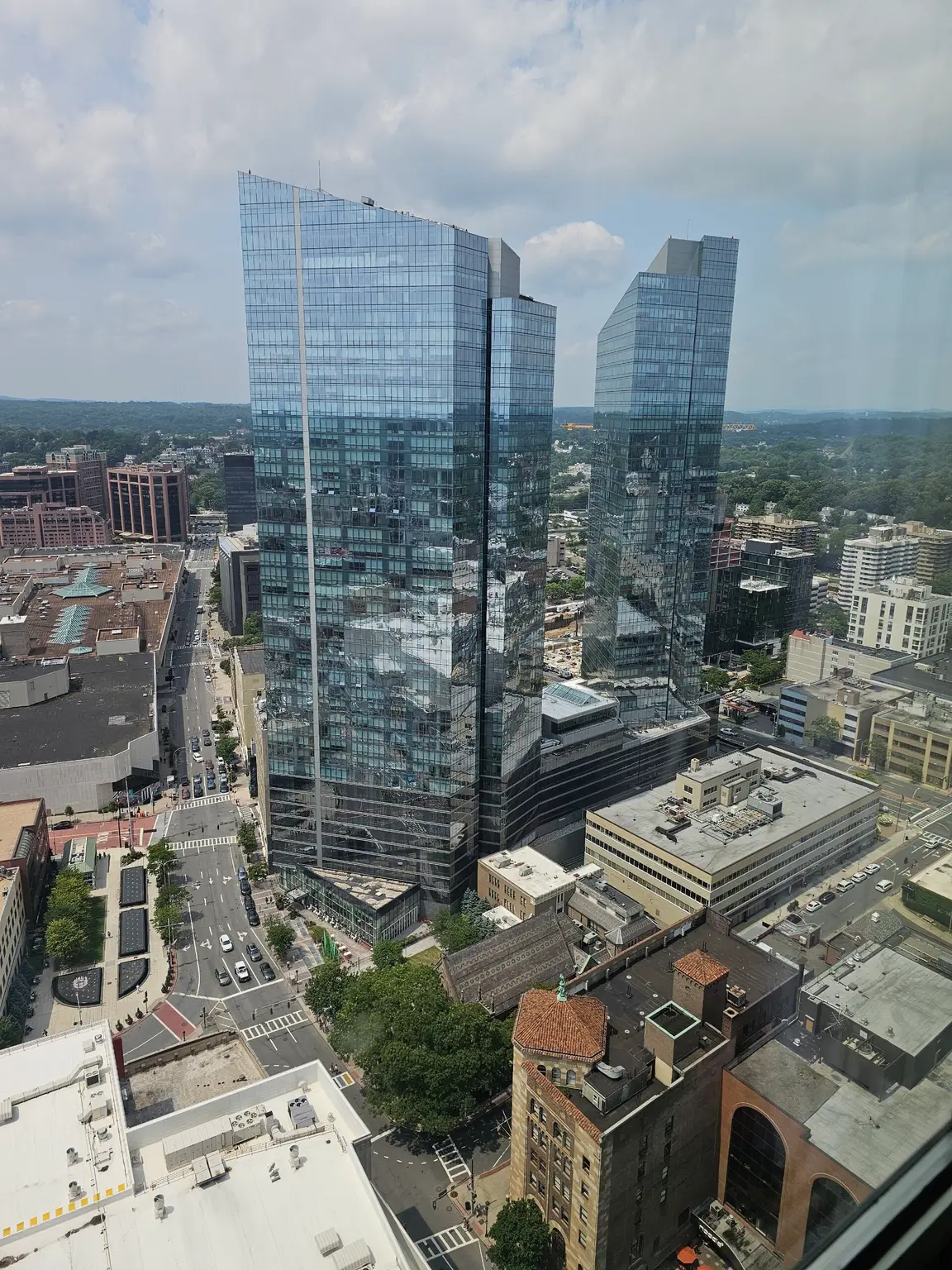 Downtown White Plains, NY skyline
