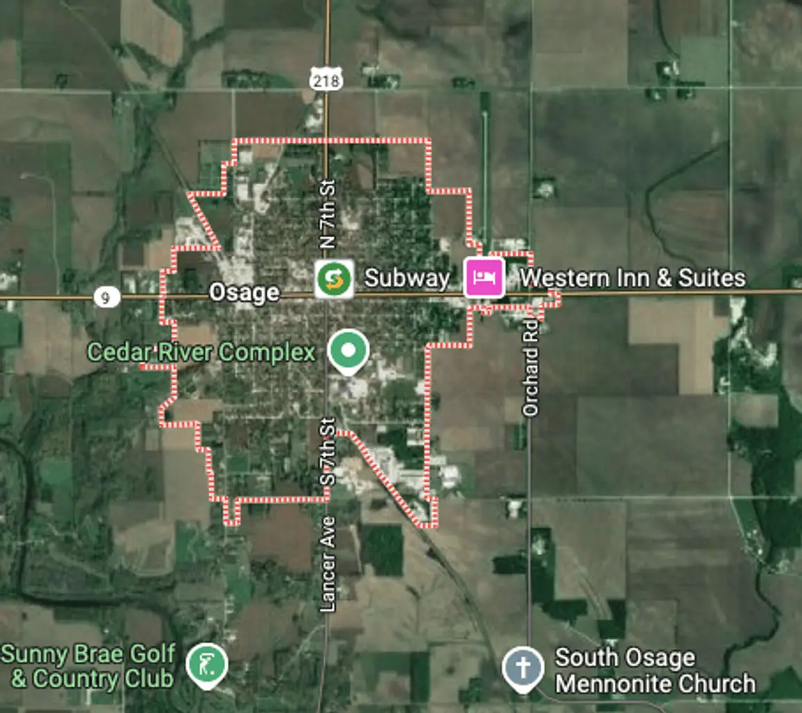 we buy land Osage Iowa