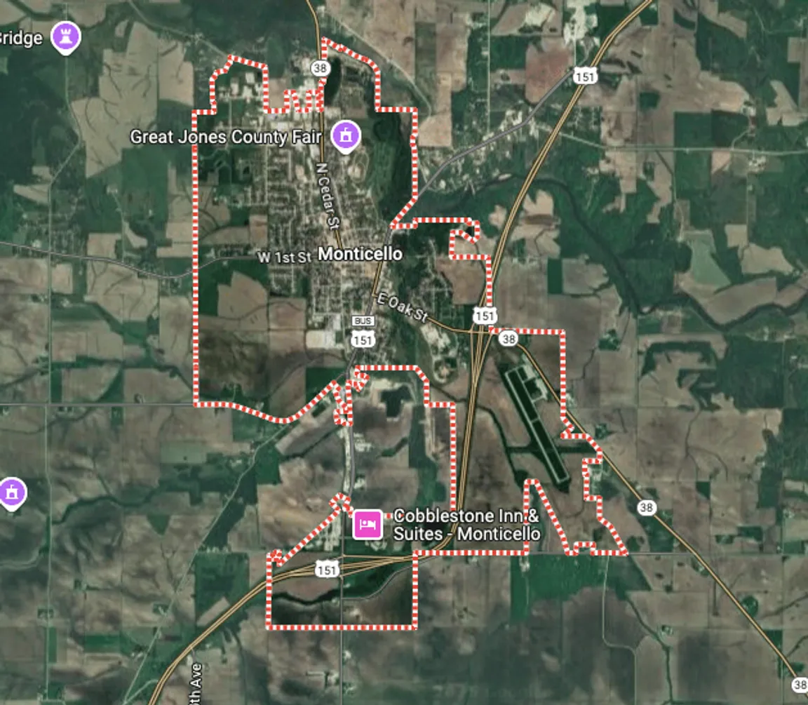 we buy land Monticello Iowa