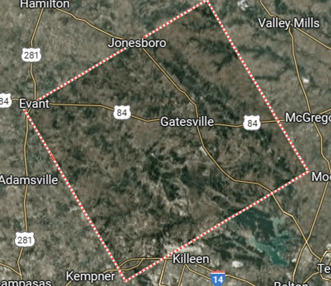 land buyer Coryell County Texas
