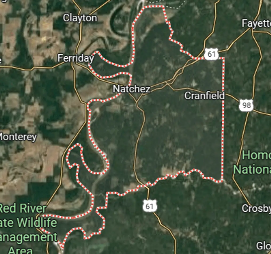 land buyer Adams County Mississippi