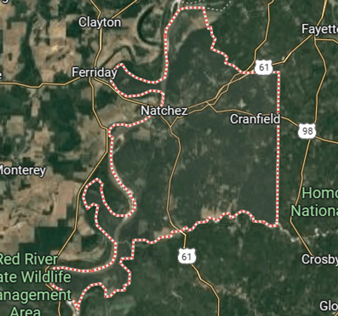 land buyer Adams County Mississippi