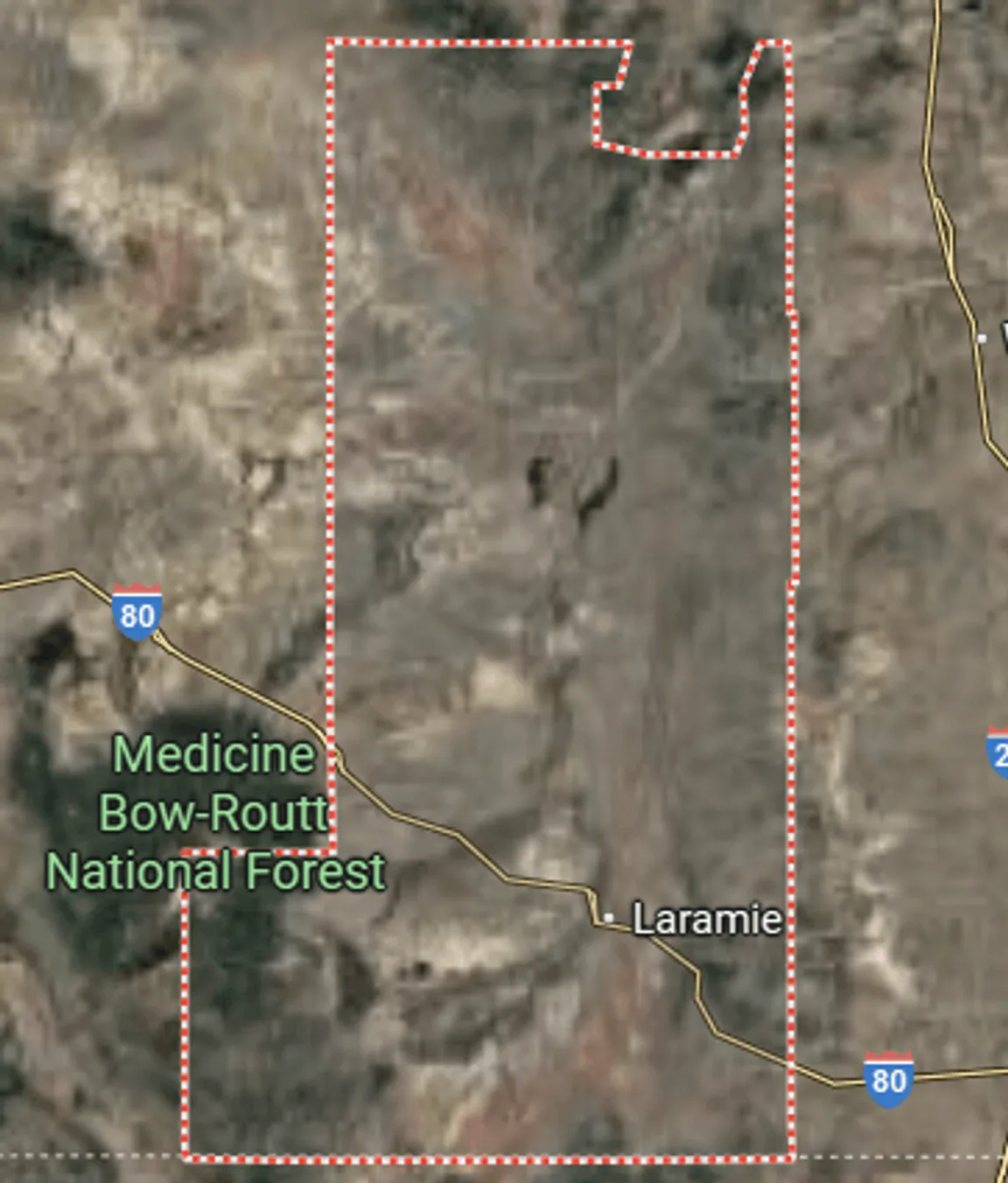 land buyer Albany County Wyoming