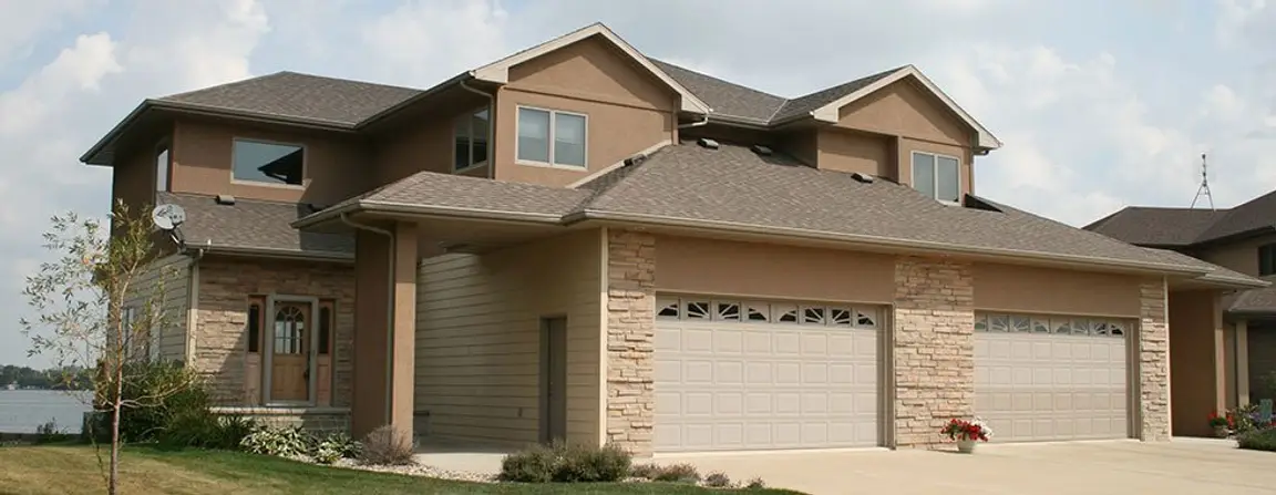 big house with garden