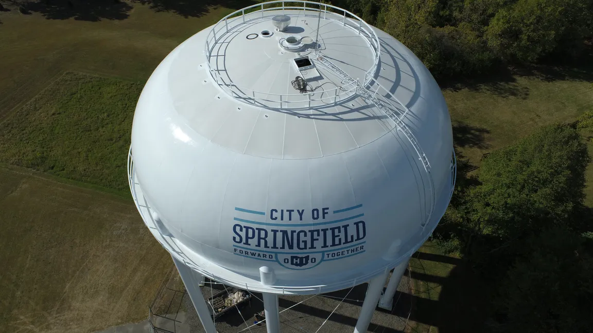 Water Tower in Springfield, OH