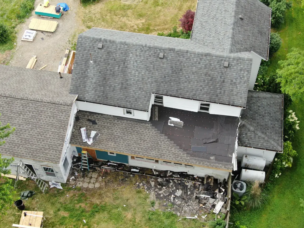 Fire-damaged Ohio home being evaluated for sale, repair, or land-only sale options
