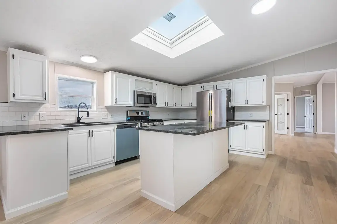 Renovated kitchen showing after-repair value used to calculate a cash offer on a house in Clark County, Ohio