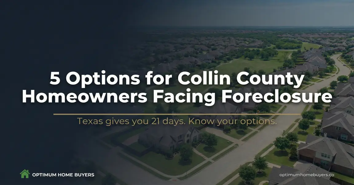 Five options for Collin County homeowners facing foreclosure.