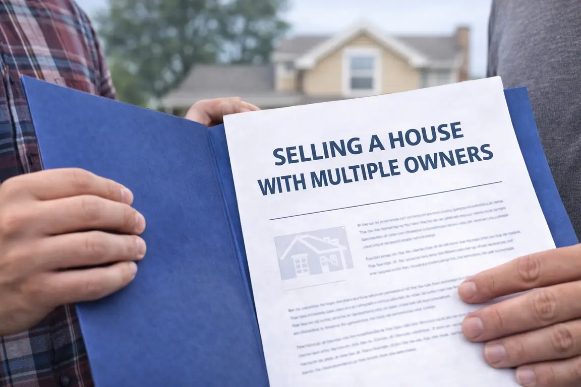 Paperwork involved in selling a house with multiple owners in Glen Burnie, Maryland