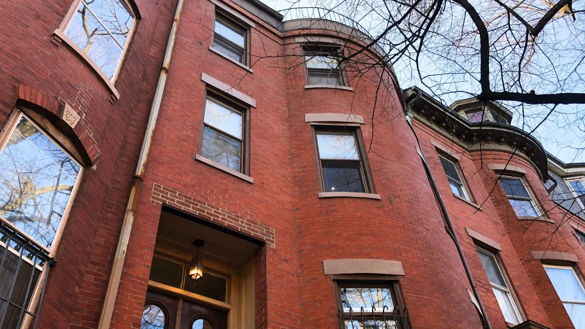Exterior of brick building in Boston, MA.