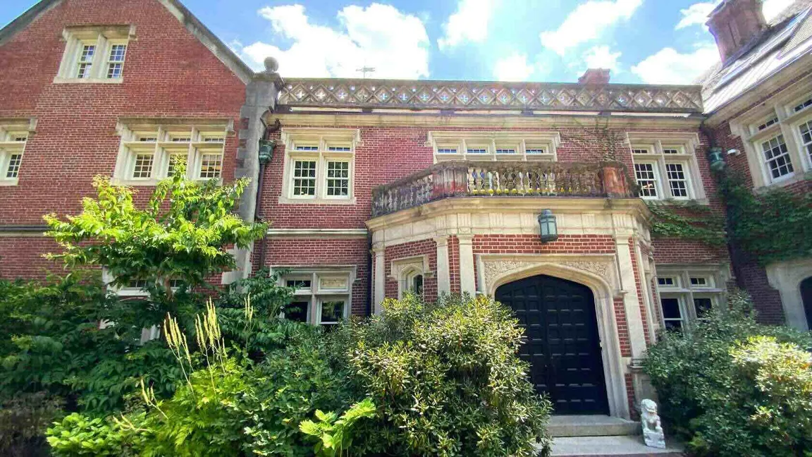 Gorgeous brick house in Cambridge, MA.