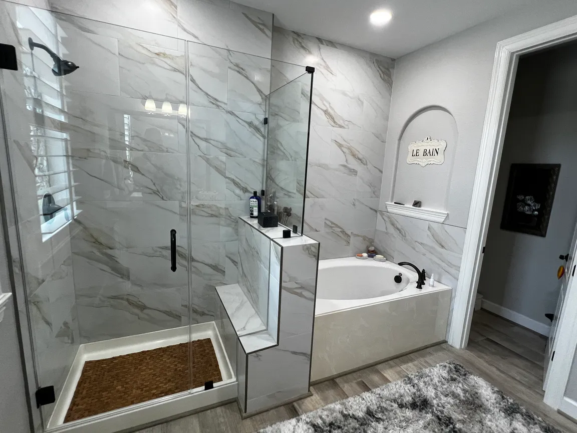 Mint Construction Pros, the top bathroom remodel contractor in Cypress
