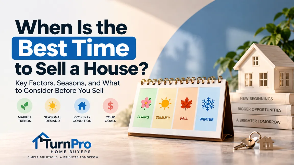 When is the best time to sell a house? Seasonal selling guide by TurnPro Home Buyers