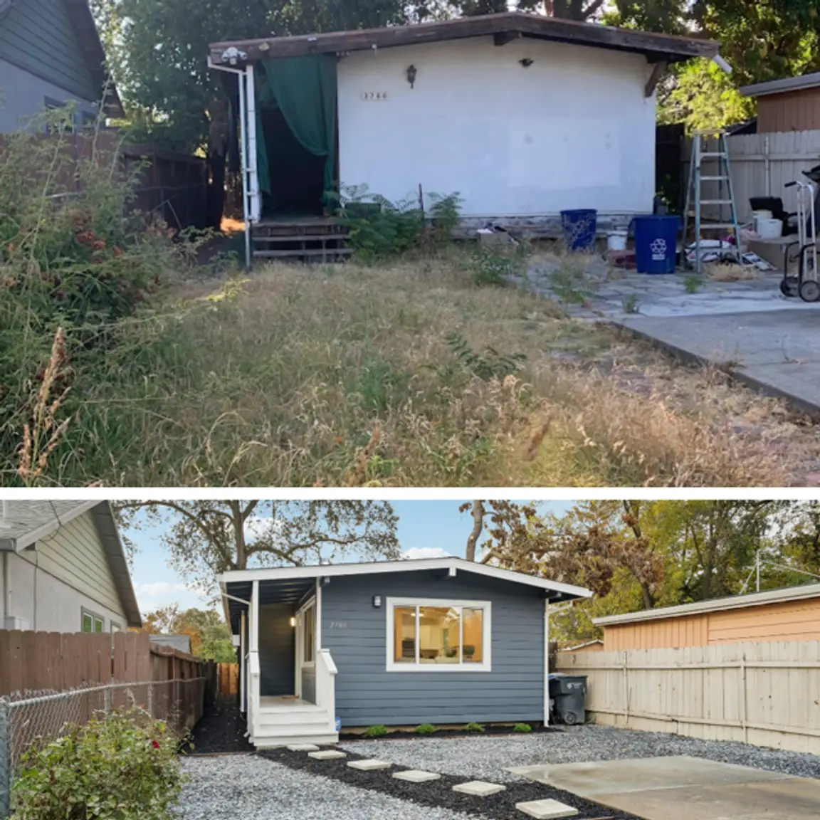 Inherited home in natomas before and after