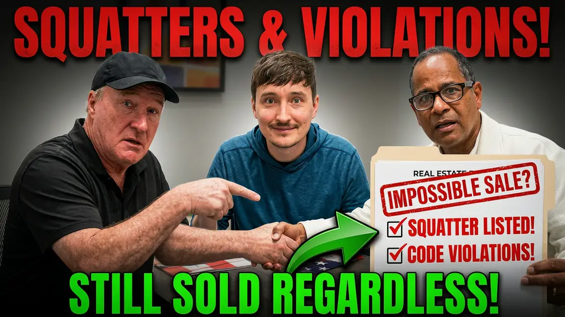 Darren sold this sacramento home with squatters, 28k in code vio;ations and sellers were in preforeclosure
