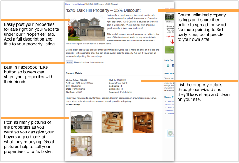 real estate lead page real estate investing squeeze page example